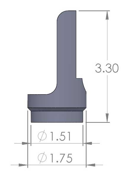 Polaris Cage Adapter Dimensions