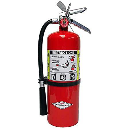 Amerex B500, 5lb ABC Dry Chemical Class A B C Fire Extinguisher