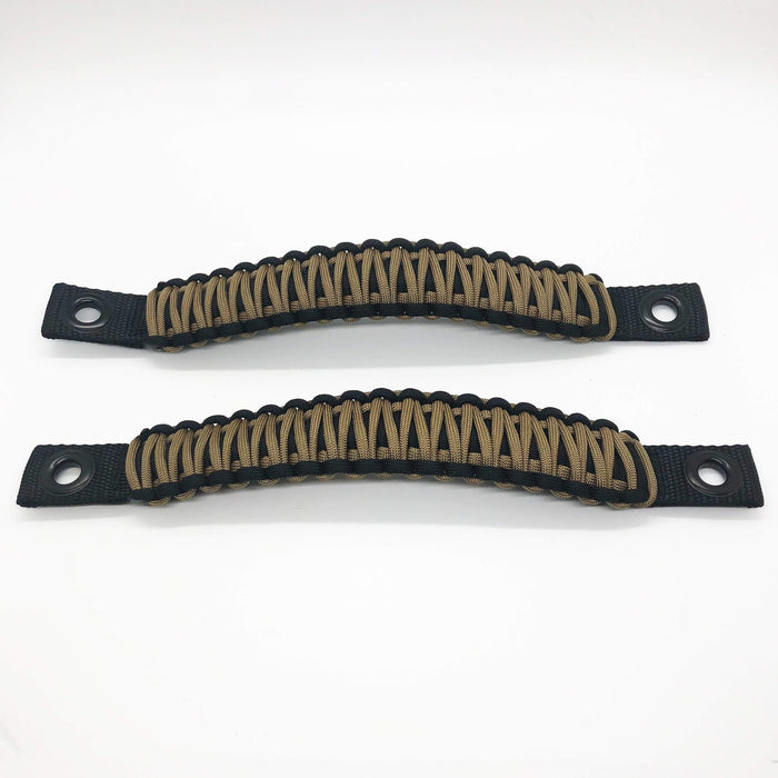 Jeep Wrangler Grab Handles Paracord JK Sound Bar Rear Side Pair