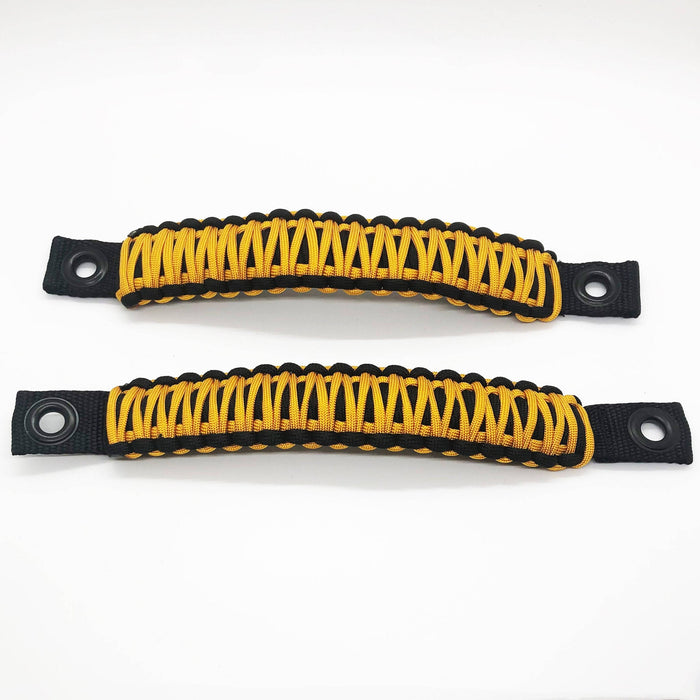 Jeep Wrangler Grab Handles Paracord JK Sound Bar Rear Side Pair