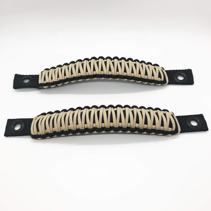 Jeep Wrangler Grab Handles Paracord JK Sound Bar Rear Side Pair