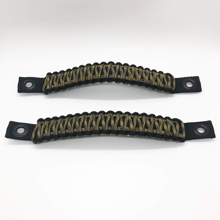 Jeep Wrangler Grab Handles Paracord JK Sound Bar Rear Side Pair