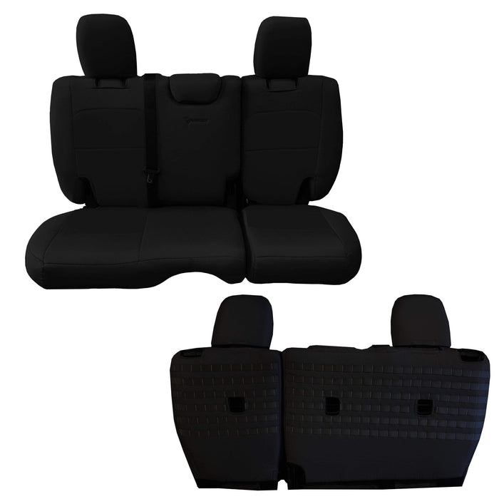 Jeep JLU NO ARMREST Seat Covers Rear Split Bench 2018+  Wrangler 4 Door Tactical Series