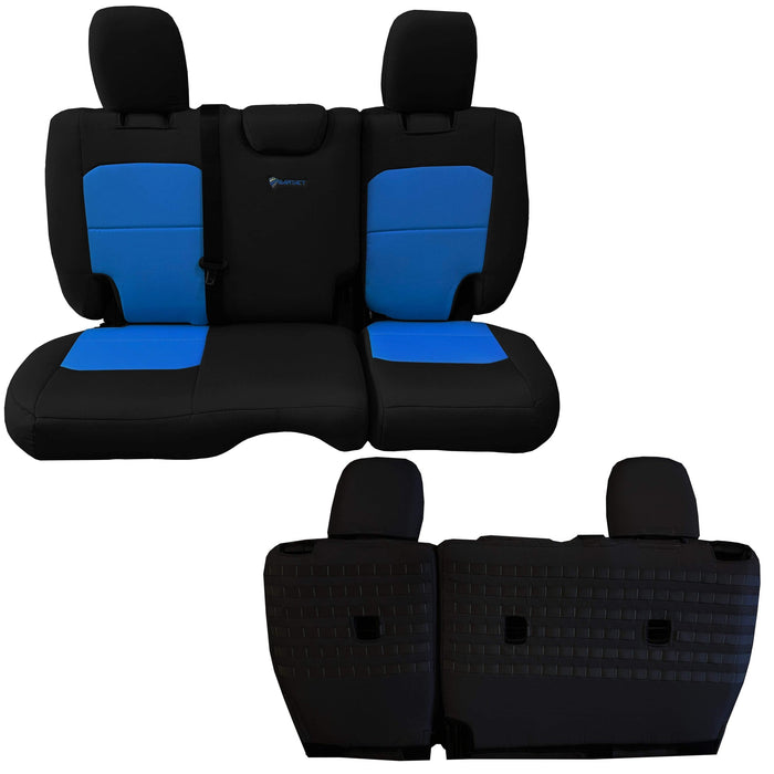 Jeep JLU NO ARMREST Seat Covers Rear Split Bench 2018+  Wrangler 4 Door Tactical Series