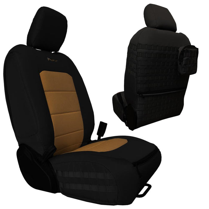 Jeep Seat Covers Front 2018 Wrangler JLU ( 4 DOOR ONLY)  Tactical Series SRS Air Bag And Non Compliant