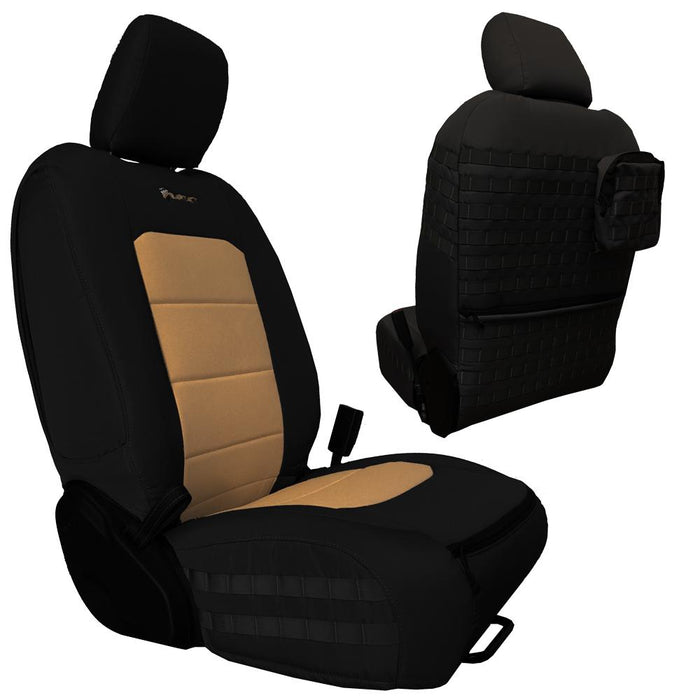 Jeep Seat Covers Front 2018 Wrangler JLU ( 4 DOOR ONLY)  Tactical Series SRS Air Bag And Non Compliant