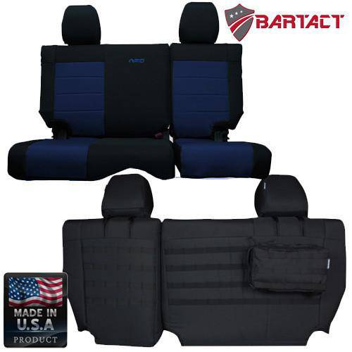 Jeep Seat Covers Rear Split Bench 2007 Wrangler JKU 4 Door Tactical Series