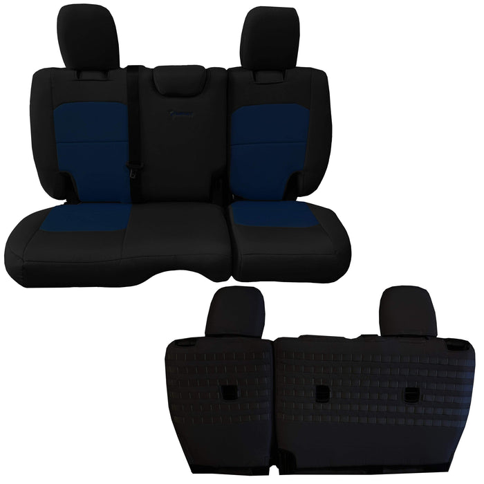 Jeep JLU NO ARMREST Seat Covers Rear Split Bench 2018+  Wrangler 4 Door Tactical Series