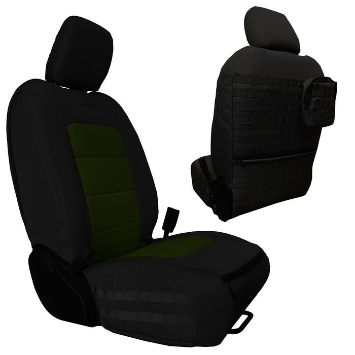 Jeep Seat Covers Front 2018 Wrangler JLU ( 4 DOOR ONLY)  Tactical Series SRS Air Bag And Non Compliant