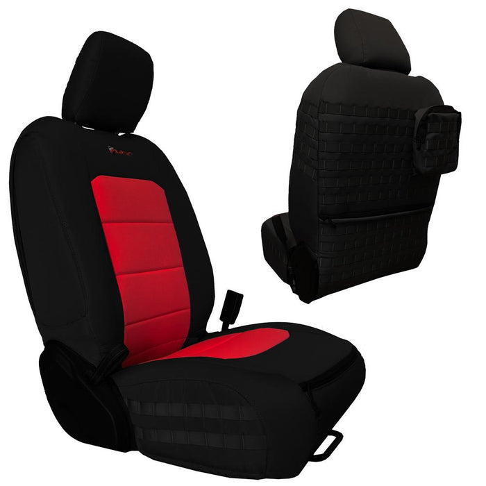 Jeep Seat Covers Front 2018 Wrangler JLU ( 4 DOOR ONLY)  Tactical Series SRS Air Bag And Non Compliant