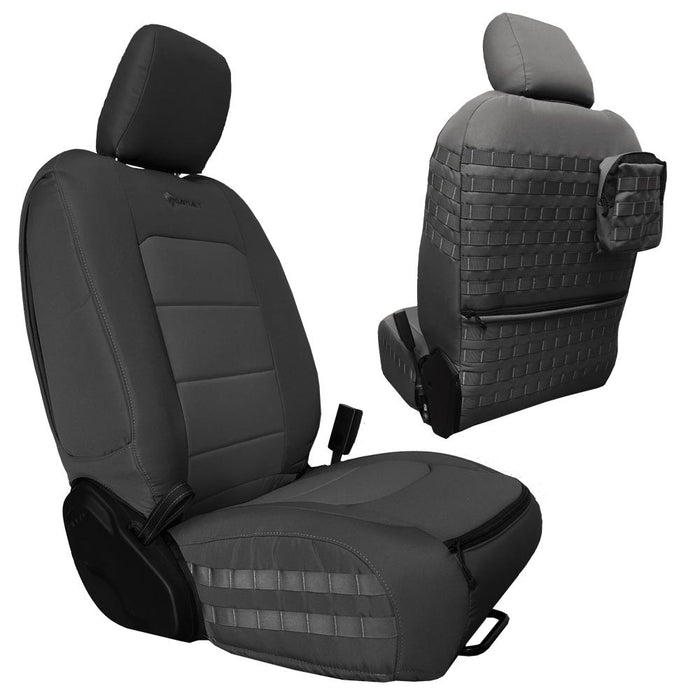Jeep Seat Covers Front 2018 Wrangler JLU ( 4 DOOR ONLY)  Tactical Series SRS Air Bag And Non Compliant