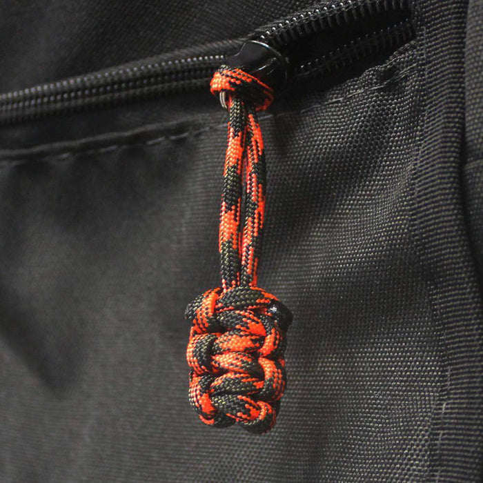 Paracord Zipper Pull Mango Set Of 5 Bartact