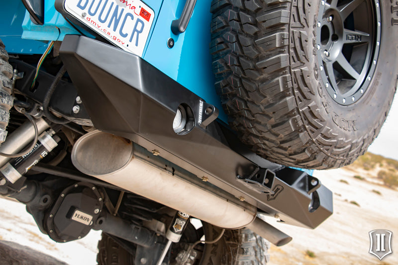 ICON 07-18 Jeep Wrangler JK Pro Series 2 Rear Bumper w/Hitch/Tabs