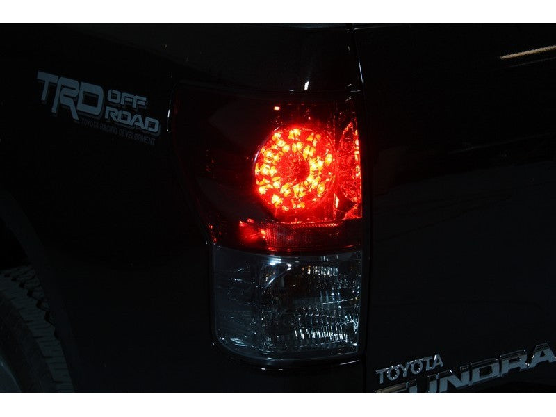 Spyder Toyota Tundra 07-13 LED Tail lights Red Clear ALT-YD-TTU07-LED-RC