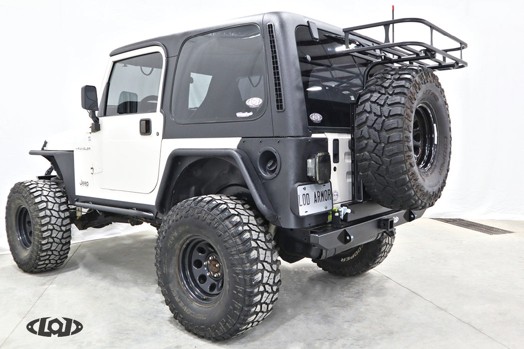 TJ/LJ/YJ Destroyer Expedition Series Rear Bumper w/ Tire Carrier