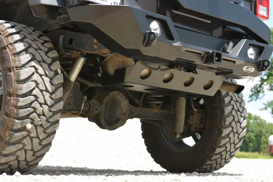 JK Destroyer Muffler Rear Skid Plate