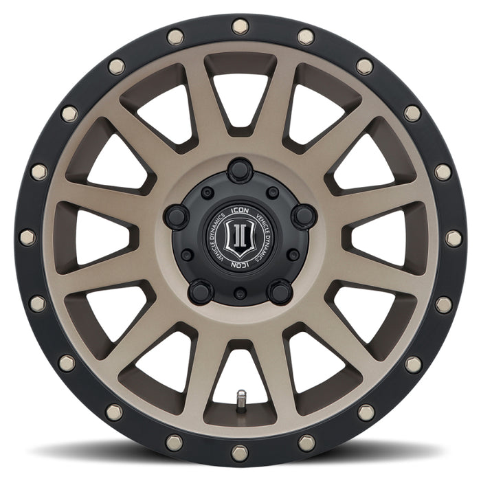 ICON Compression 17x8.5 5x150 25mm Offset 5.75in BS 110.1mm Bore Bronze Wheel