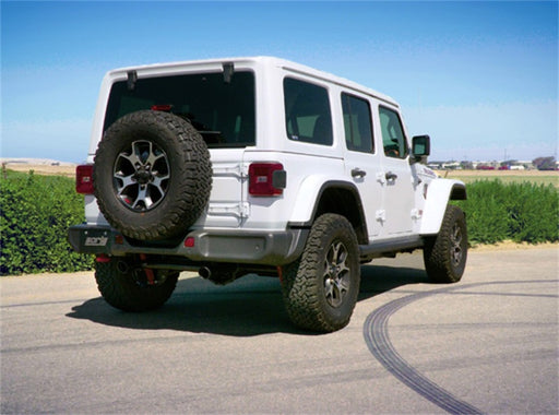 Borla 2018 Jeep Wrangler JL/JLU 3.6L 2DR/4DR Touring SS Axle Back Black Coated Exhaust w/3.5in Tips, view 3
