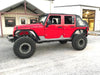 Crusher Series Rocker Guards w/ Step for Jeep JKU 4 Door - Motobilt