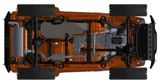 JK Wrangler Fuel Tank Skid Installed