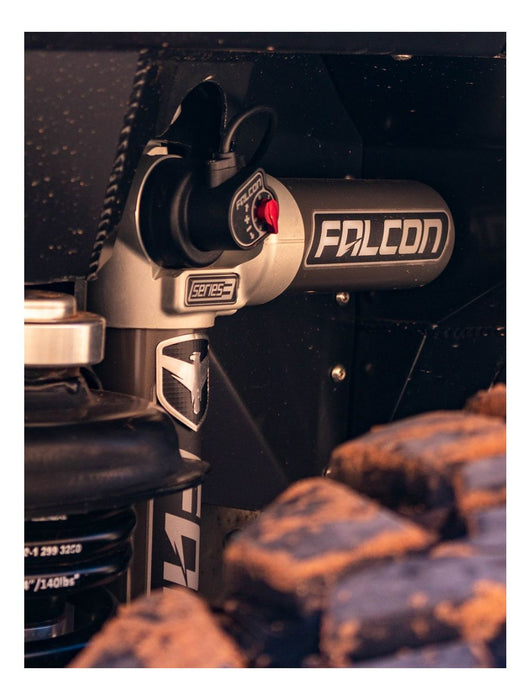 JL 4dr: Falcon SP2 3.5 aDAPT e-Adjust Piggyback Shock Kit (0-1.5IN Lift)