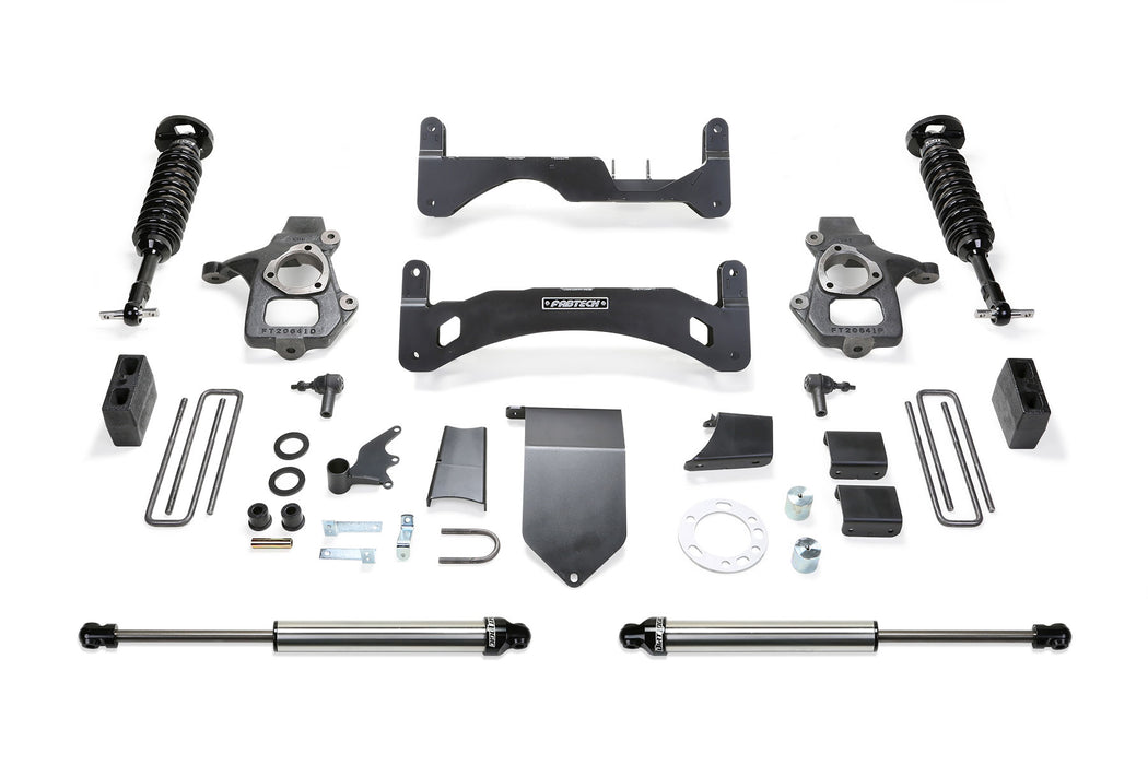 Fabtech Basic Lift System with Shocks, 6 Inch, DLSS Shocks, GEN ll, Chevy Silverado 1500 (2014-2018)/GMC Sierra 1500 (2014-2018)