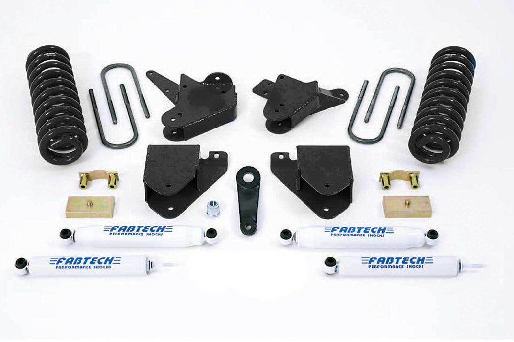 Fabtech Basic Lift System with Shocks, 6 Inch, Ford Excursion (2000-2005)/F-250 Super Duty (2001-2004)/F-350 Super Duty (2001-2004)