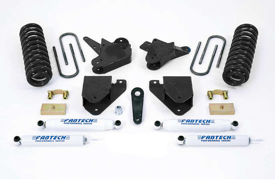 Fabtech Basic Lift System with Shocks, 6 Inch, Performance Shocks, Ford F-250 Super Duty (1999-2000)/F-350 Super Duty (1999-2000)