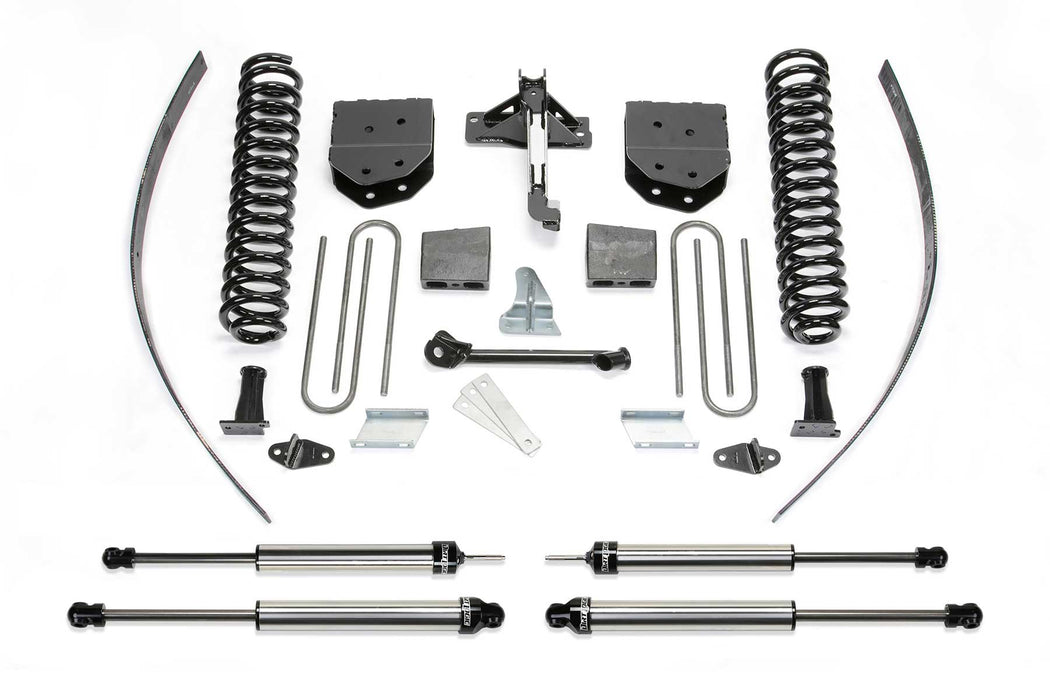 Fabtech Basic Lift System with Shocks, 8 Inch, DLSS Shocks, Ford F-250 Super Duty (2008-2015)/F-350 Super Duty (2014)