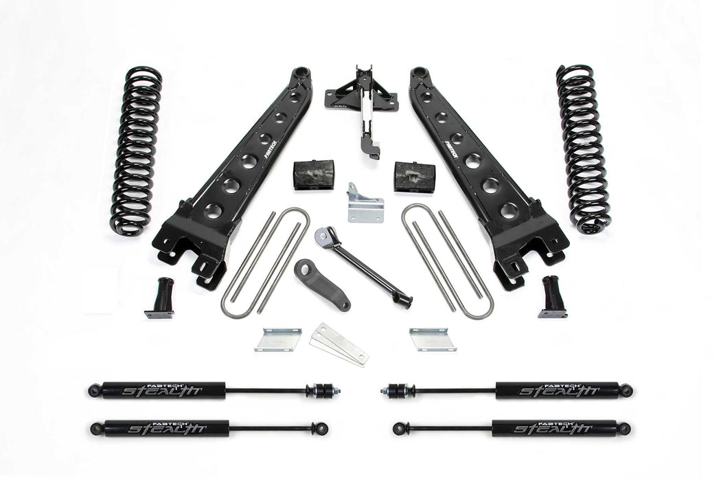 Fabtech Radius Arm Lift System, 6 Inch, Stealth Monotube Shocks, Ford F-350 Super Duty (2008-2016)