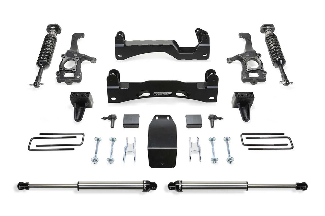 Fabtech Performance Lift System with Shocks, 6 Inch, DLSS Shocks, Ford F-150 (2015-2020)