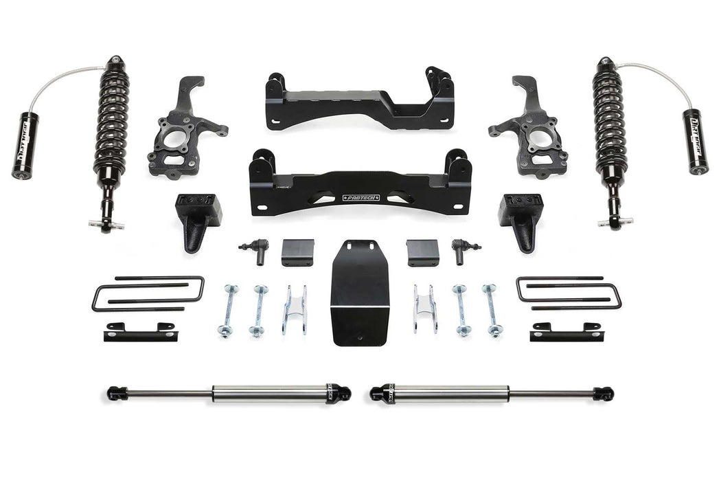 Fabtech Performance Lift System, 6 Inch, Front Dirt Logic SS 2.5 Coilover Resi, Rear Dirt Logic SS Shocks, Ford F-150 (2015-2020)