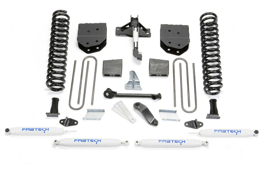 Fabtech Basic Lift System with Shocks, 4 Inch, Performance Shocks, Ford F-250 Super Duty (2008-2016)/F-350 Super Duty (2008-2016)