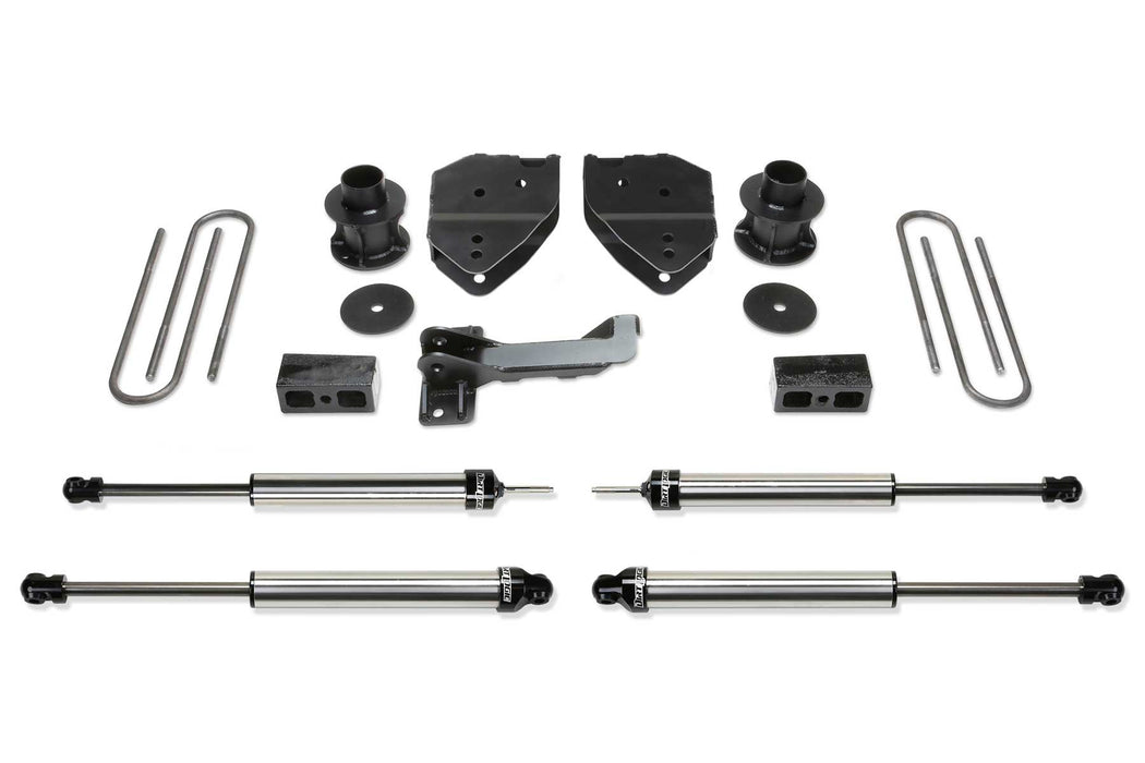 Fabtech Budget Lift System with Shock, 4 Inch, Dirt Logic Shocks, Ford F-250 Super Duty (2017-2022)/F-350 Super Duty (2017-2022)