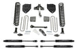 Fabtech Basic Lift System with Shocks, 4 Inch, Stealth Shocks, Ford F-250 Super Duty (2017-2022)/F-350 Super Duty (2017-2022)