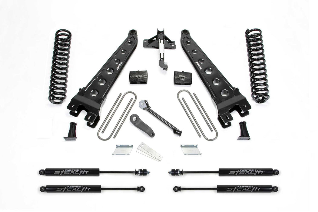 Fabtech Radius Arm Lift System, 4 Inch, Stealth Shocks, Ford F-250 Super Duty (2017-2022)/F-350 Super Duty (2017-2022)
