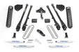 Fabtech 4 Link Lift System, 4 Inch, Performance Shocks, Ford F-250 Super Duty (2017-2022)/F-350 Super Duty (2017-2022)
