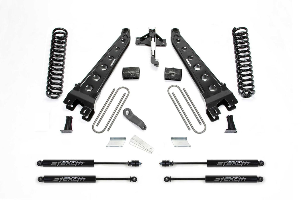 Fabtech Radius Arm Lift System, 6 Inch, Stealth Shocks, Ford F-250 Super Duty (2017-2022)/F-350 Super Duty (2017-2022)