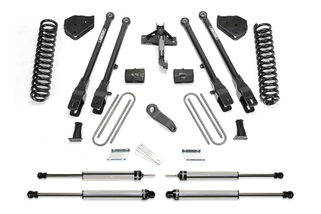 Fabtech 4 Link Lift System, 6 Inch, Dirt Logic Shocks, Ford F-250 Super Duty (2017-2022)/F-350 Super Duty (2017-2022)