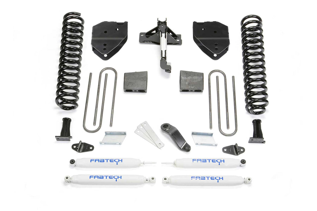 Fabtech Basic Lift System with Shocks, 6 Inch, Performance Shocks, Ford F-250 Super Duty (2017-2022)/F-350 Super Duty (2017-2021)