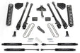 Fabtech 4 Link Lift System, 6 Inch, Stealth Monotube Shocks, Coils, Ford F-250 Super Duty (2017-2021)/F-350 Super Duty (2017-2021)