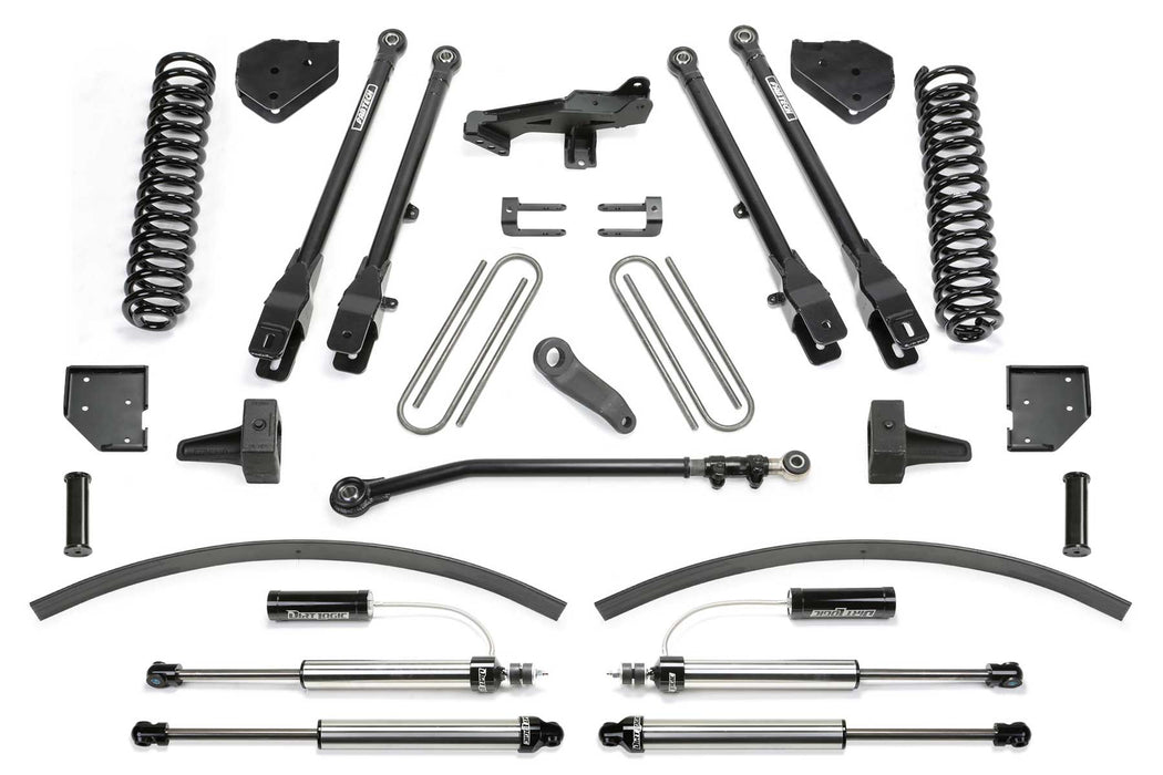 8" 4LINK SYS W/COILS & DL RESI SHKS 17-22 FORD F250/F350 4WD DIESEL