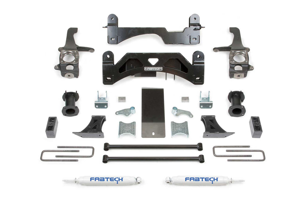 6" BASIC SYS W/C/O SPACERS & PERF RR SHKS 07-15 TOYOTA TUNDRA 2/4WD
