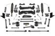 6" PERF SYS W/DL 2.5 C/O RESI & 2.25 15-22 TOYOTA 4RUNNER 4WD