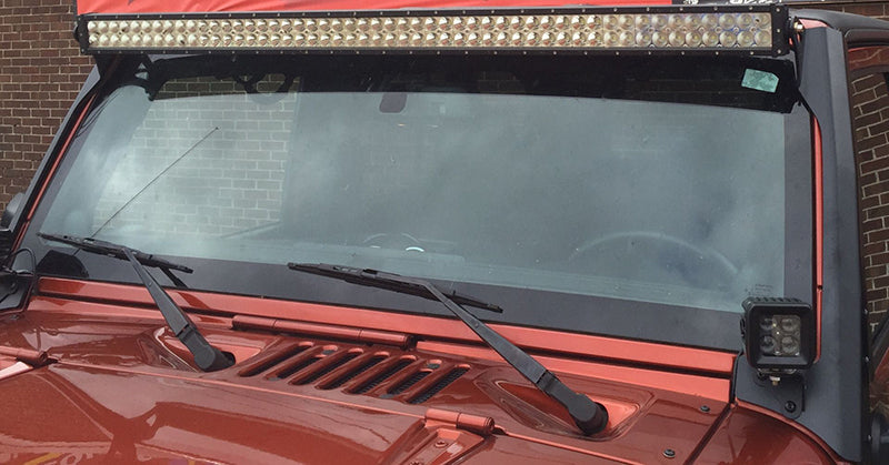 52" LED Light Bar Mount for Jeep JK / JKU - Motobilt