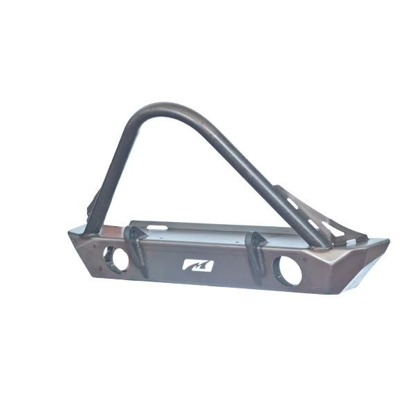 Hatchet Series Front Frame Chop Bumper w/ Stinger and Fog Mounts for Jeep JK / JKU - Motobilt