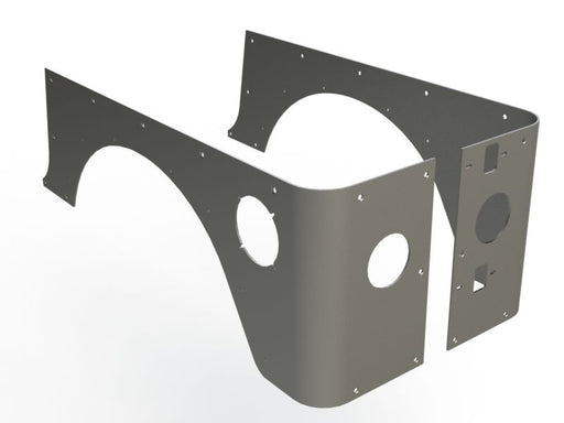 Factory Cut Corner Guards for Jeep TJ - Motobilt