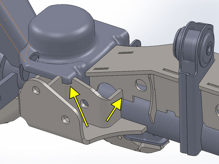 JK Heavy Duty Stock Tracbar Bracket