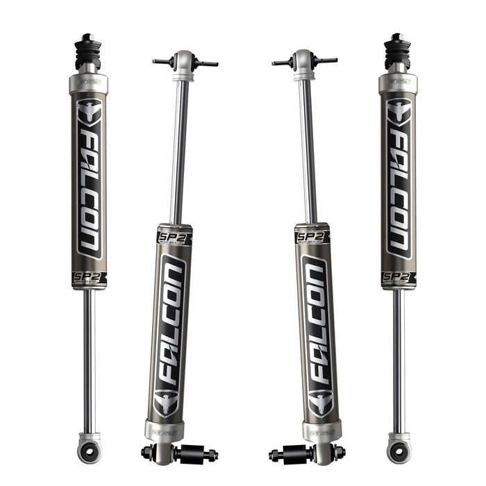 JK 2dr: Falcon SP2 2.1 Monotube Shock Kit (3-3.5in Lift)