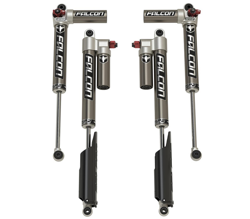 JT: Falcon SP2 3.3 Fast Adjust Piggyback Shocks (3.5-4.5 Lift) - All 4